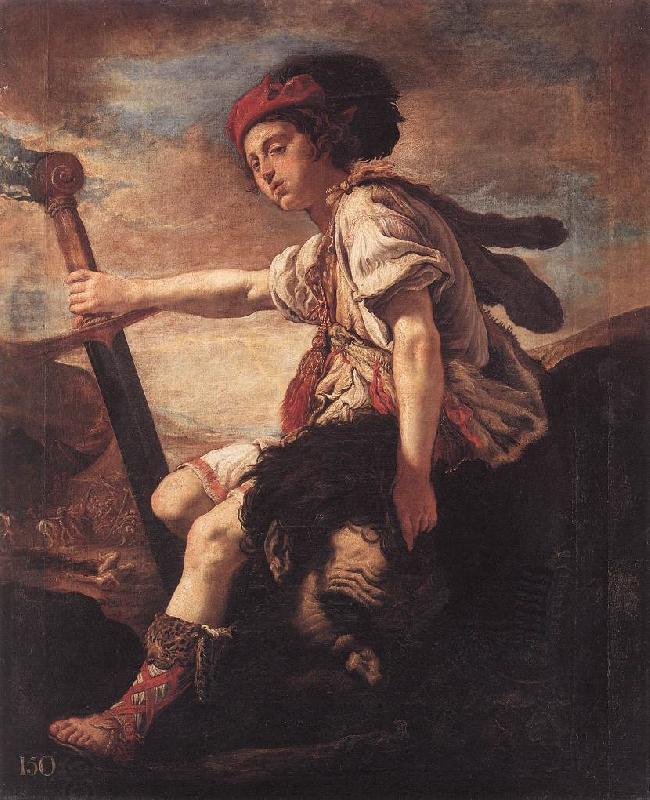 FETI, Domenico David with the Head of Goliath dfg China oil painting art